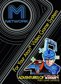 Adventures of Tron Atari 2600 US box art